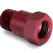Load image into Gallery viewer, AutoMeter 3/8in Npt Aluminum Temp. Adapter Fitting - Red 2272