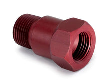 Load image into Gallery viewer, AutoMeter 3/8in Npt Aluminum Temp. Adapter Fitting - Red 2272