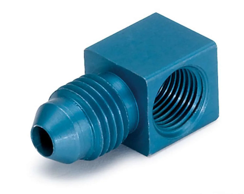 AutoMeter -4an 90 Degree Fitting - Blue 3278