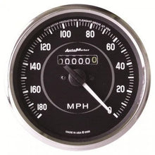Load image into Gallery viewer, AutoMeter 4in Cobra Series Speedo 0-180MPH 201005