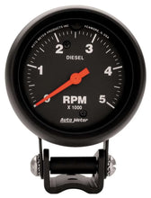 Load image into Gallery viewer, AutoMeter 5000 Rpm Diesel Tach 2888
