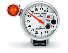 Load image into Gallery viewer, AutoMeter 5in 10000 Rpm Silver Tac 3911
