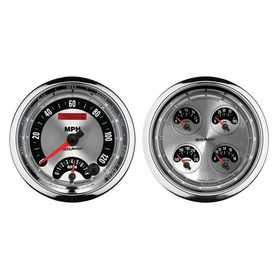 AutoMeter 5in A/M 2-Piece Quad Gauge Kit 1205