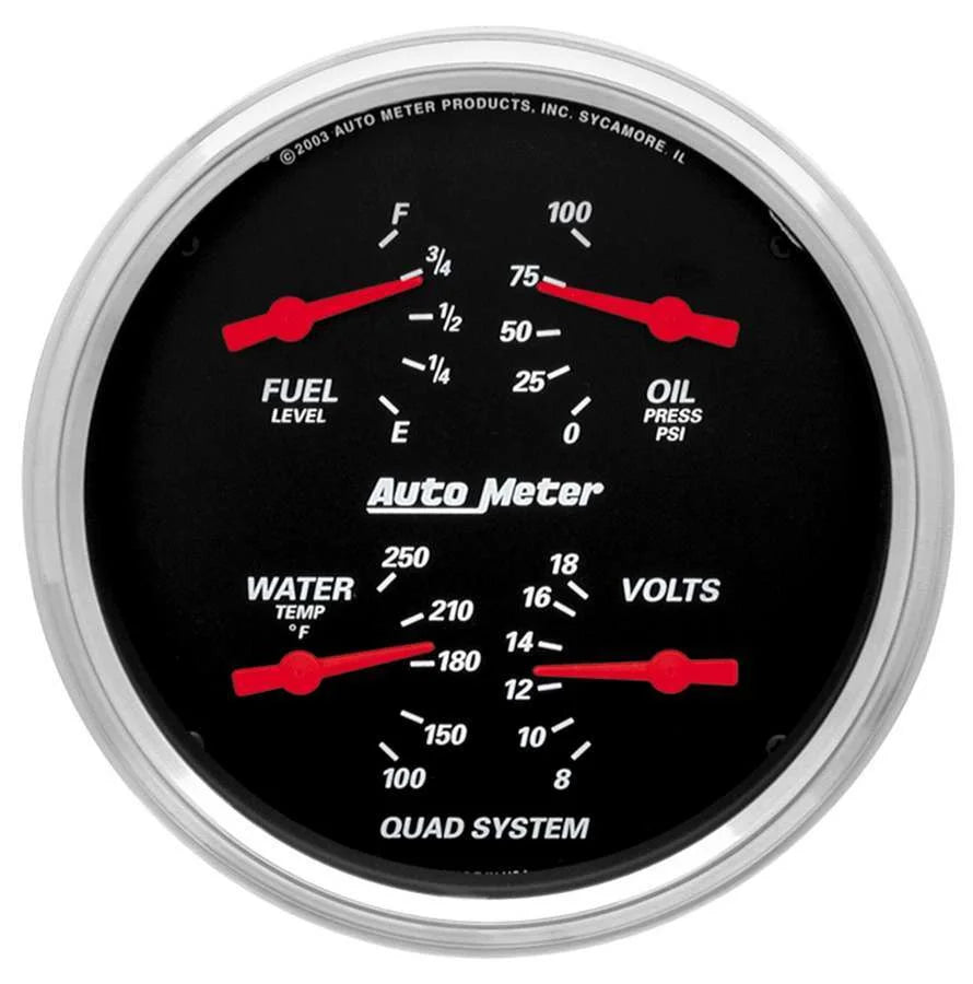 AutoMeter 5in D/B Quad Gauge 1410