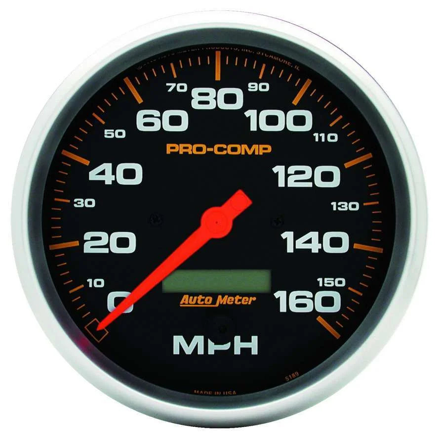 AutoMeter 5in P/C Electric Speedo 0-160MPH 5189