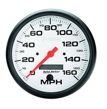 Load image into Gallery viewer, AutoMeter 5in Phantom Speedometer 160 MPH 5889