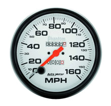 Load image into Gallery viewer, AutoMeter 5in Phantom Speedometer 160mph 5895