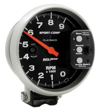 Load image into Gallery viewer, AutoMeter 5in S/C 9000 RPM Playback Tach 3966