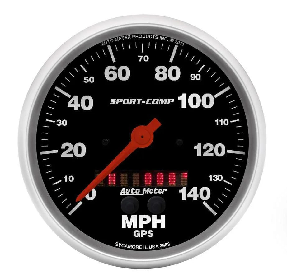 AutoMeter 5in S/C GPS Speedo w/Rally-Nav Display 3983