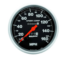 Load image into Gallery viewer, AutoMeter 5in Sport Comp 160mph Speedometer 3995