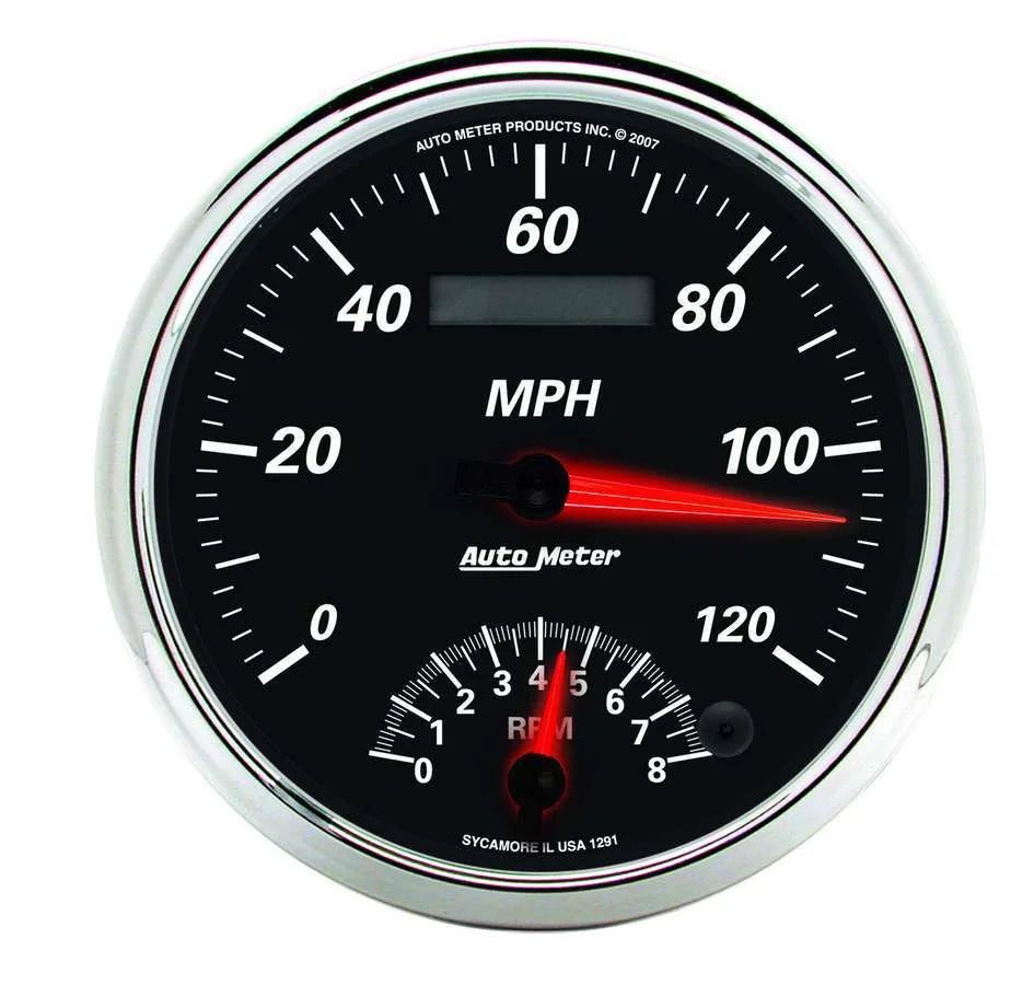 AutoMeter 5in Tach/Speedo Gauge 120 MPH 8000 RPM 1291