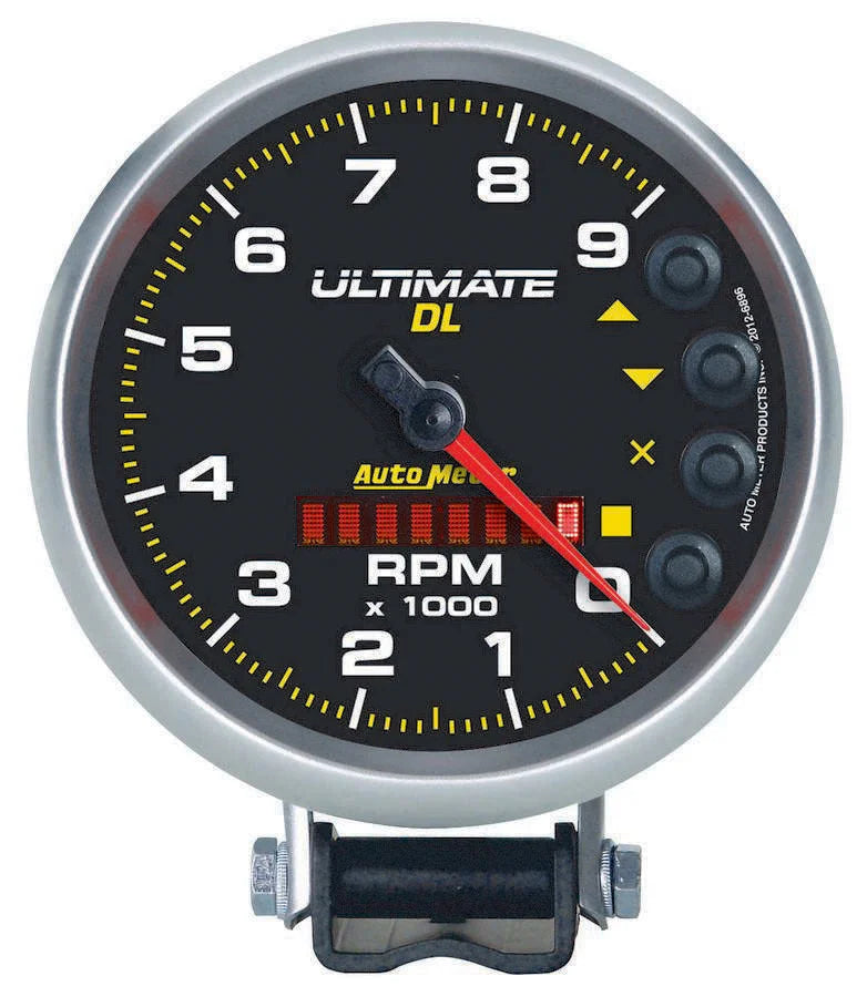 AutoMeter 5in Ultimate DL Tach 9000 RPM Black 6896