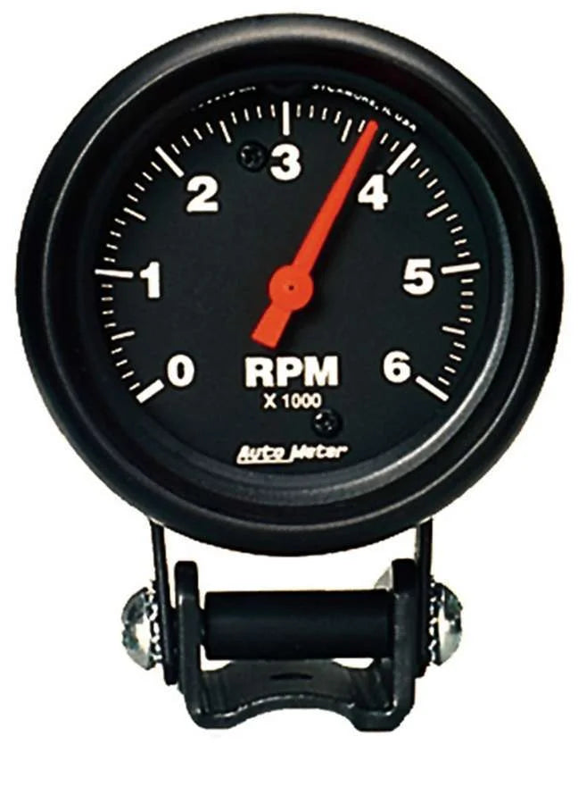 AutoMeter 6000 RPM Black Tach 2891