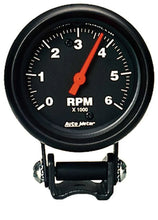 Load image into Gallery viewer, AutoMeter 6000 RPM Black Tach 2891
