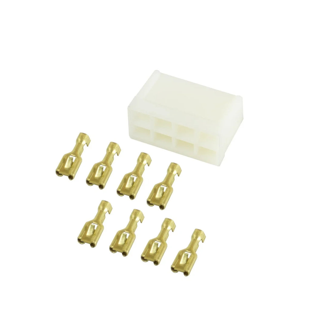 AutoMeter 8-Prong Gauge Wiring Terminal Plug - Female 3299