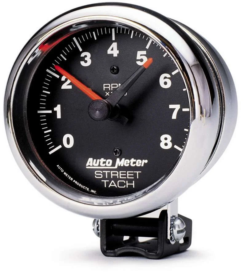 AutoMeter 8000 Rpm Chrome Tach 2895