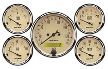 Load image into Gallery viewer, AutoMeter A/B 5 pc. Gauge Kit w/ Elec. Speedo - Metric 1809-M