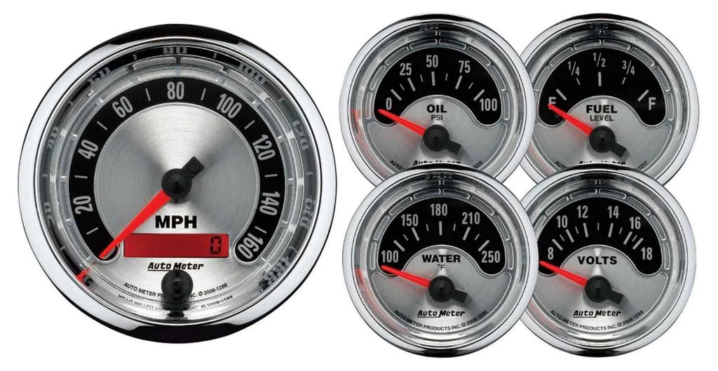 AutoMeter A/M 5-Piece Gauge Kit 1202