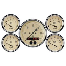 Load image into Gallery viewer, AutoMeter Antique Beige Gauge Kit w/ GPS Speedo 1850