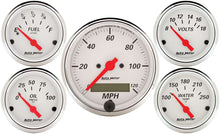 Load image into Gallery viewer, AutoMeter Arctic White Gauge Kit w/ Red Pointer 1302