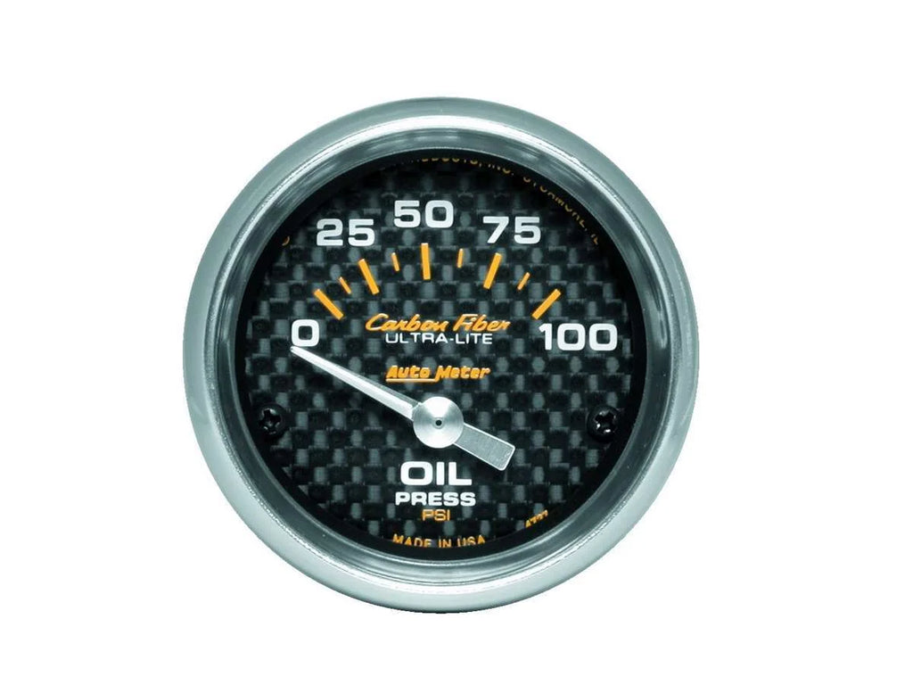 AutoMeter C/F 2-1/16in Oil Pressure Gauge 0-100PSI