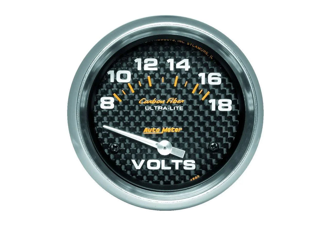 AutoMeter C/F 2-5/8in Voltmeter 8-18 Volts 4891
