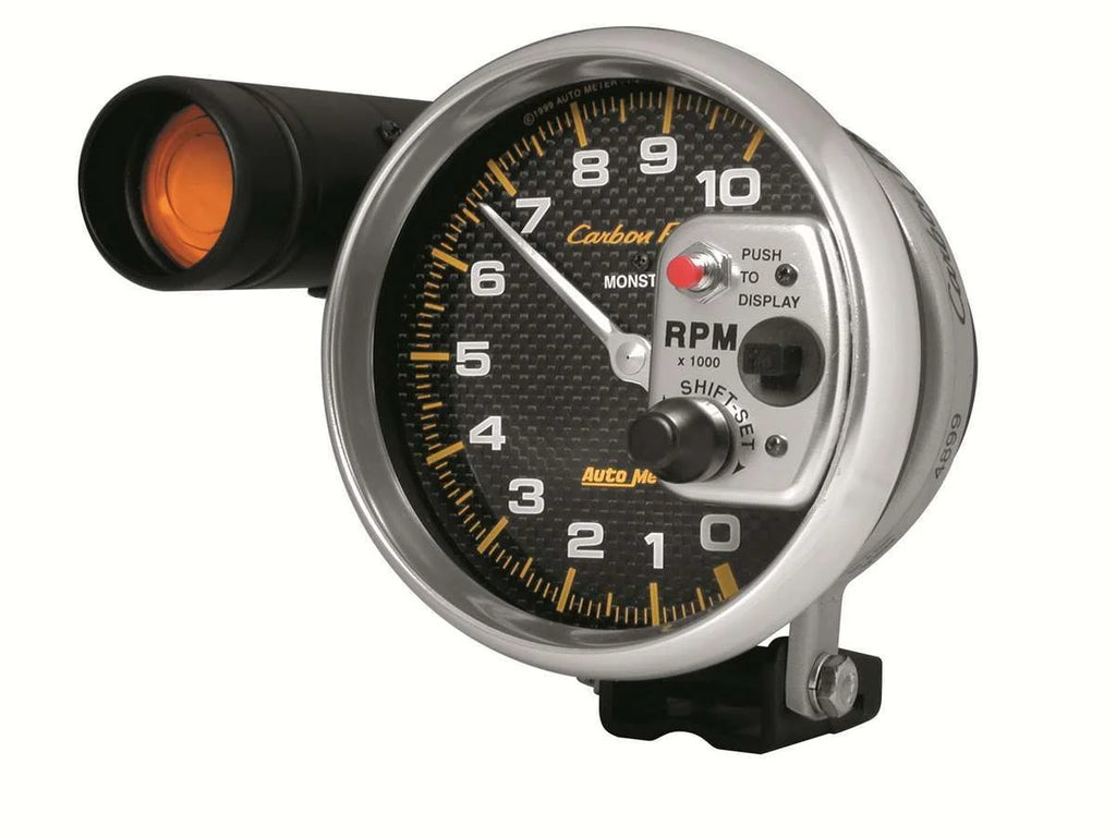 AutoMeter C/F 5in 10000RPM Tach w/Shift-Lite