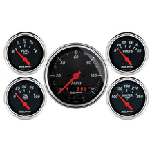 Load image into Gallery viewer, AutoMeter Designer Black Gauge Kit w/GPS Speedo 1450