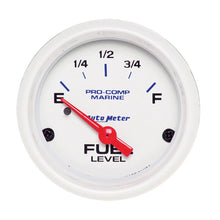 Load image into Gallery viewer, AutoMeter Fuel Level Gauge 2-1/16 Electric Air-Core Series 200760