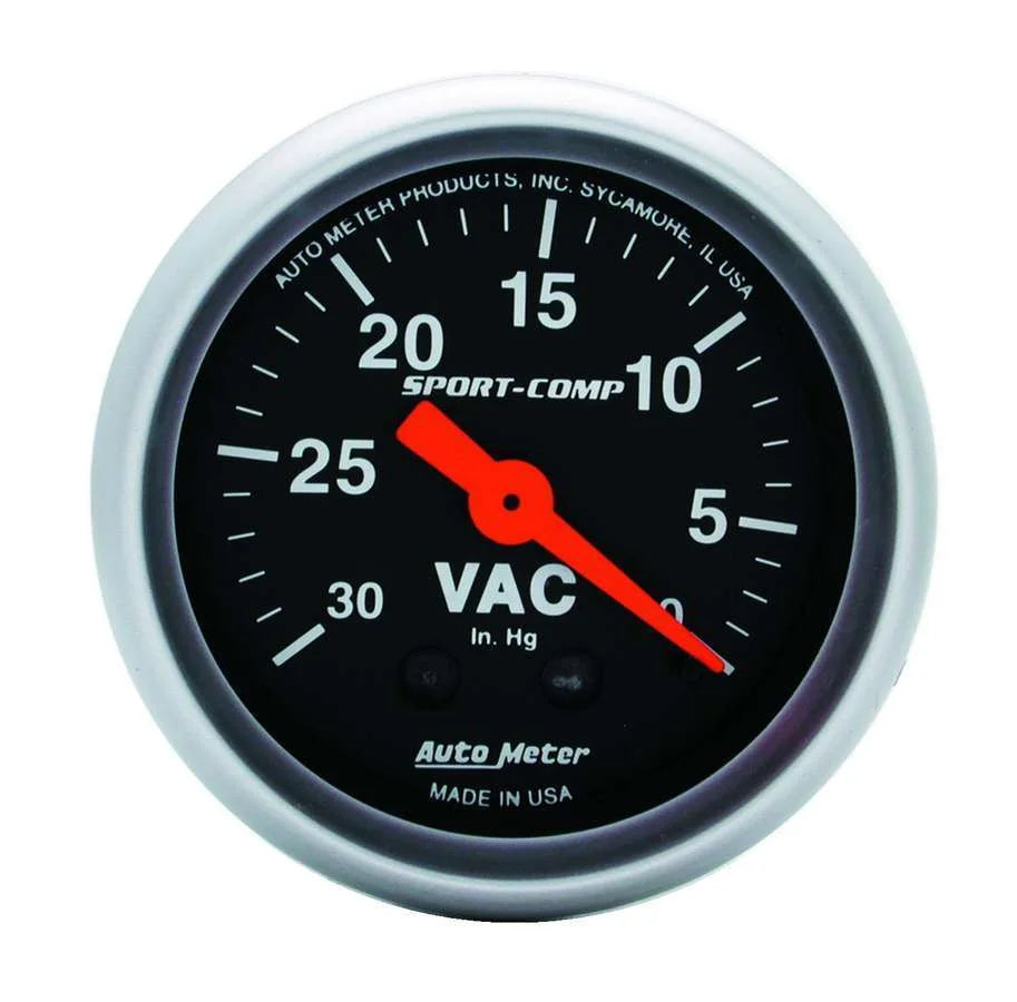 AutoMeter Mini-Sport Comp Vacuum 3 3384