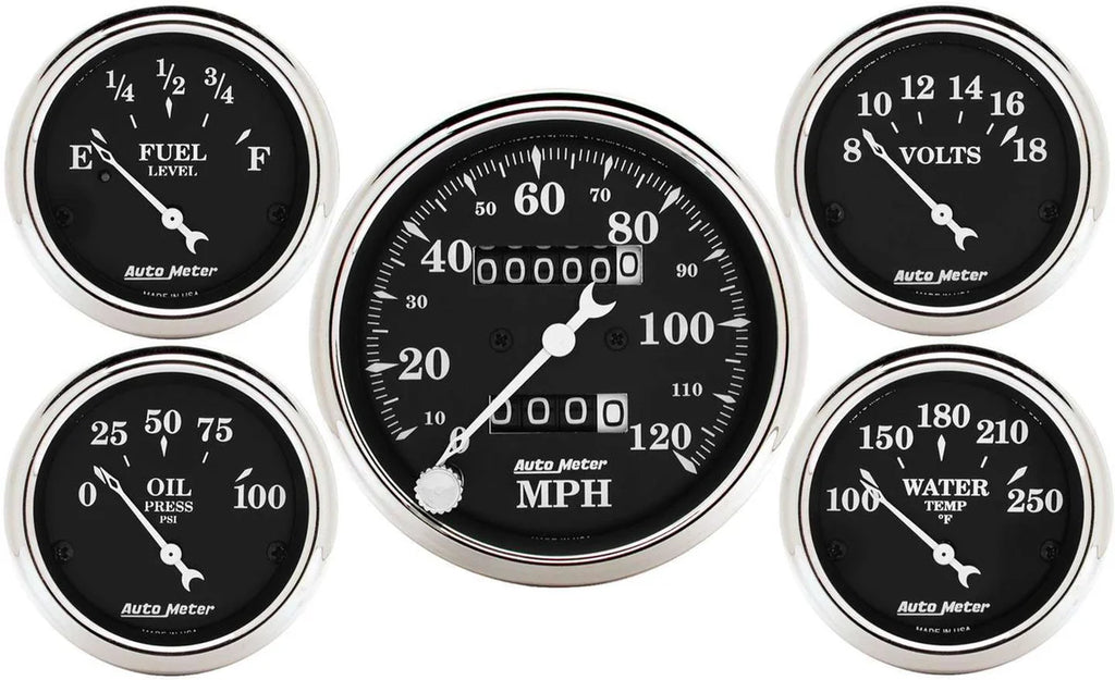 AutoMeter O/T/B 5-Piece Gauge Kit 1708