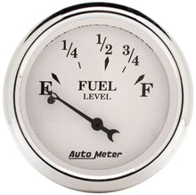 Load image into Gallery viewer, AutoMeter Old Tyme White 2 1/16in Fuel 1607 fits Pre-1965 Gm