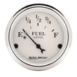 Load image into Gallery viewer, AutoMeter Old Tyme White 2 1/16in Fuel 240-33 OHMS 1606