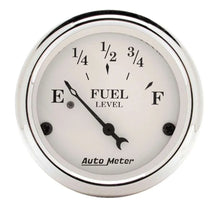 Load image into Gallery viewer, AutoMeter Old Tyme White 2 1/16in Fuel 240-33 OHMS 1606