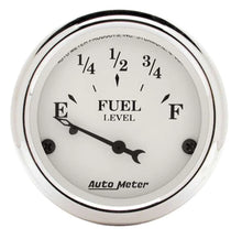 Load image into Gallery viewer, AutoMeter Old Tyme White 2 1/16in Fuel Gauge fits Ford