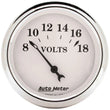 Load image into Gallery viewer, AutoMeter Old Tyme White 2 1/16in Voltmeter 8-18 1692