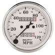 Load image into Gallery viewer, AutoMeter Old Tyme White 3 1/8in 120MPH Mech. Speedo