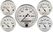 Load image into Gallery viewer, AutoMeter Old Tyme White Gauge Kit Elec. Speedo 1602