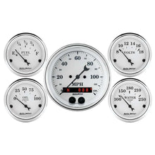 Load image into Gallery viewer, AutoMeter Old Tyme White Gauge Kit w/GPS Speedo
