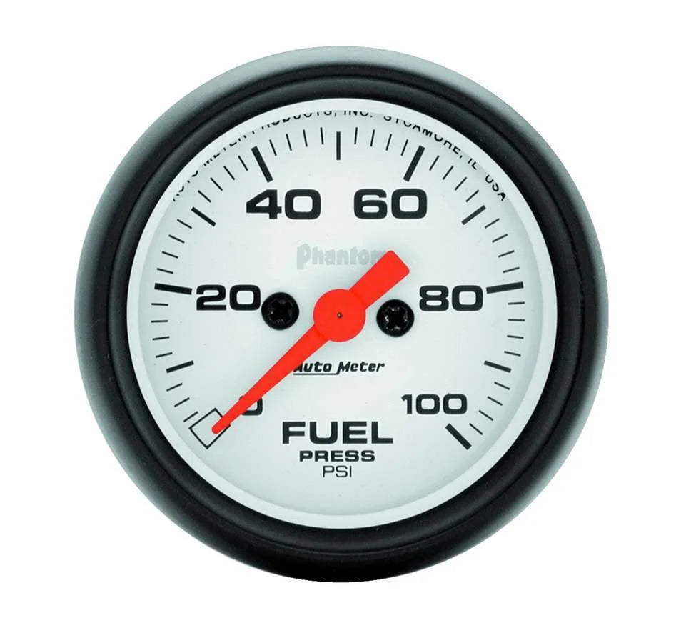 AutoMeter Phantom 2 1/16in Fuel Press 0-100 PSI Elec. 5763