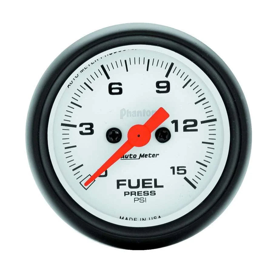 AutoMeter Phantom 2 1/16in Fuel Press 0-15 PSI Elec. 5761