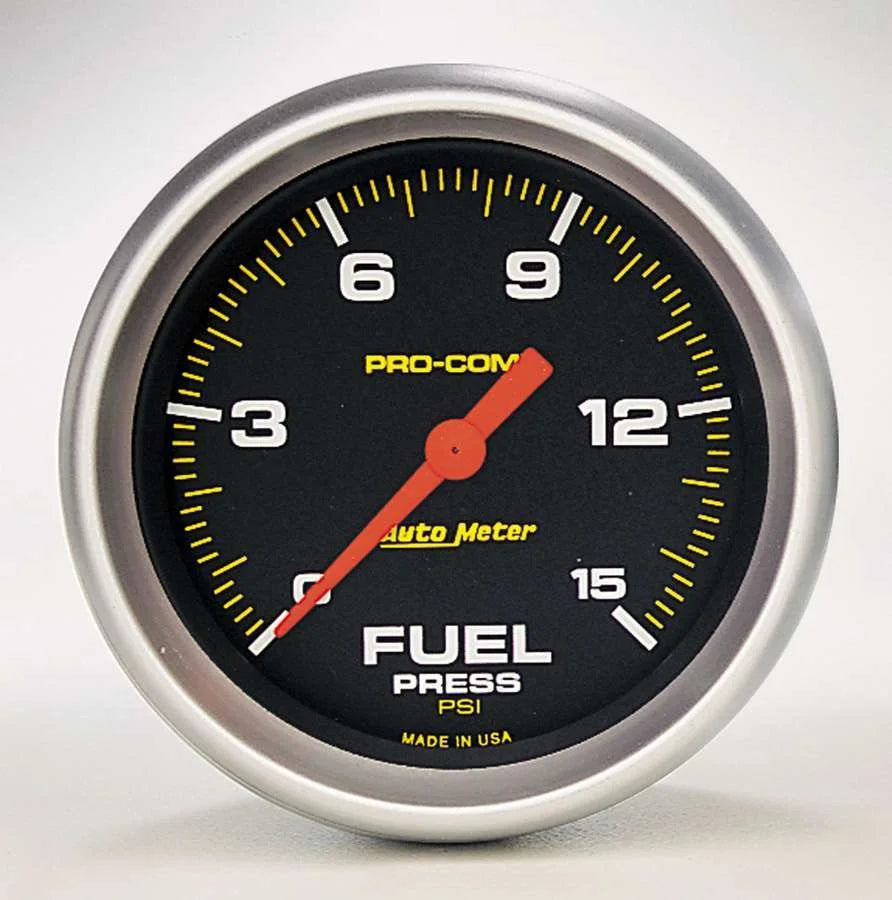 AutoMeter Pro Comp 2 5/8in Fuel 0-15 PSI Elec. 5461