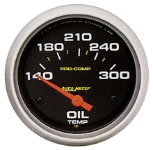 Load image into Gallery viewer, AutoMeter Pro-Comp 2-5/8in Oil Temp. 140-300 F. Elect. 5447