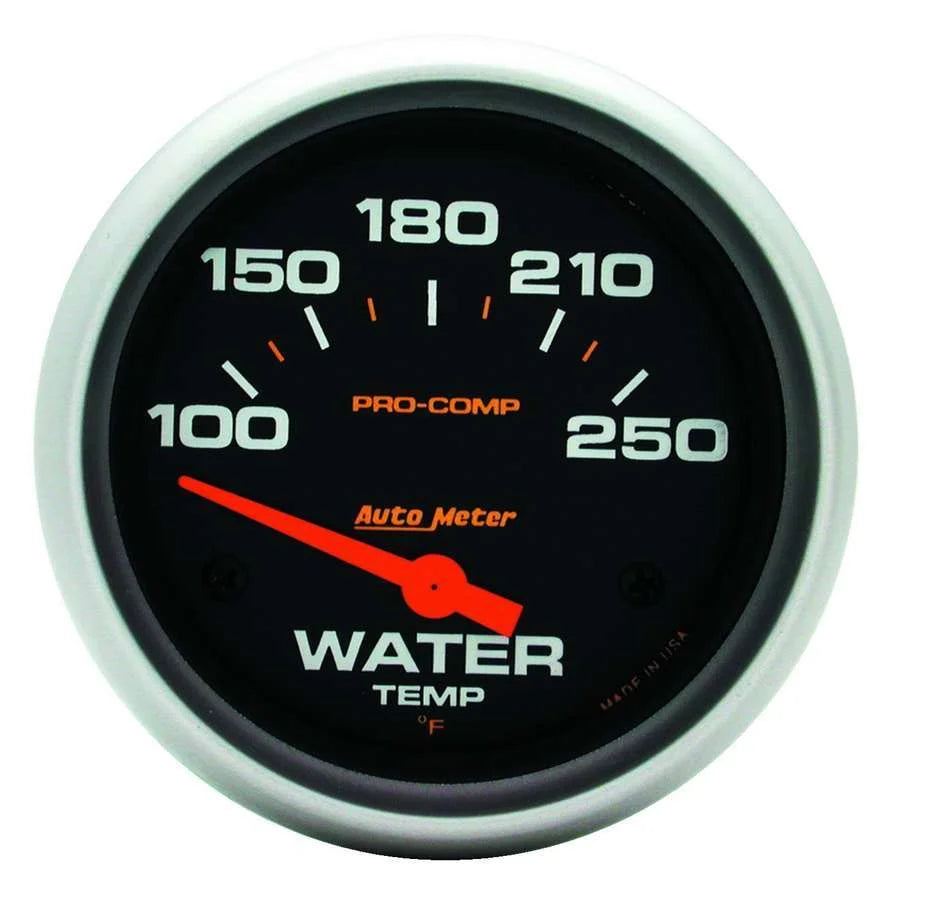 AutoMeter Pro-Comp 2-5/8in Water Temp 100-250 Elect. 5437