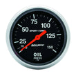 Load image into Gallery viewer, AutoMeter Sport Comp 2 5/8in Oil 0-150 PSI Mech.