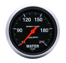 Load image into Gallery viewer, AutoMeter Sport Comp 2-5/8in Water Temp 60-210 Mech. 3569