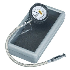 AutoMeter Tire Pressure Gauge 0-15 PSI Analog w/Bleed Valve 2159