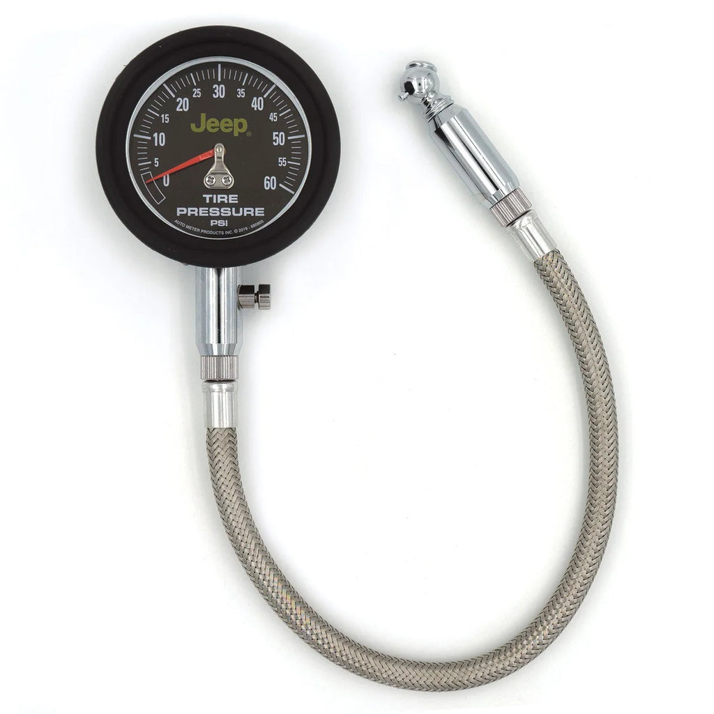 AutoMeter Tire Pressure Guage 0-60 Psi w/Jeep Logo 880805