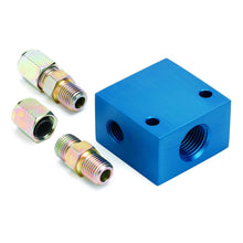 Load image into Gallery viewer, AutoMeter Trans. Temp. Manifold For 3/8in Tubing 2286