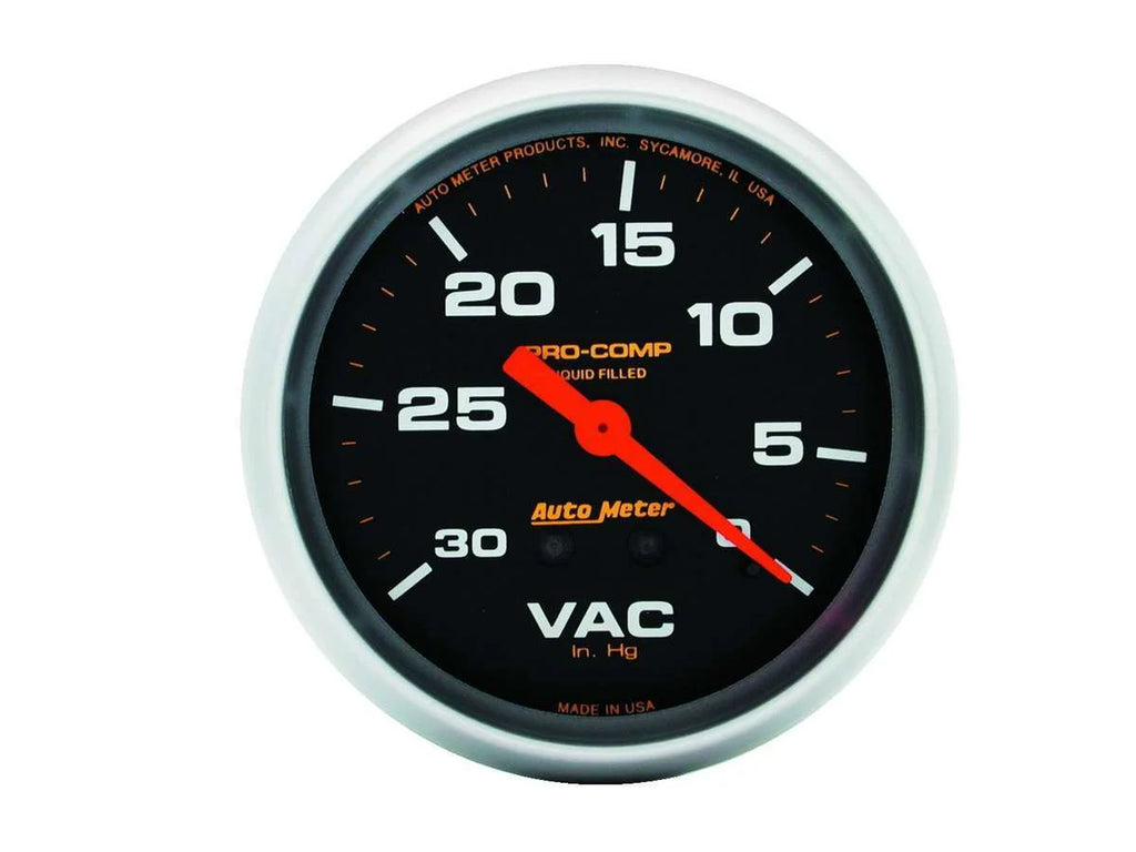 AutoMeter Vacuum 30 IN.Hg. LFG